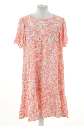 Pink floral dress