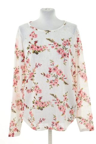 Bluzka biała kwiaty