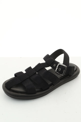 Schwarze Sandalen