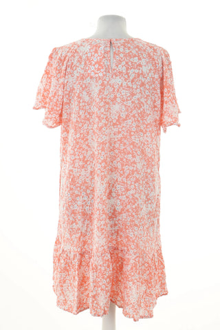 Pink floral dress