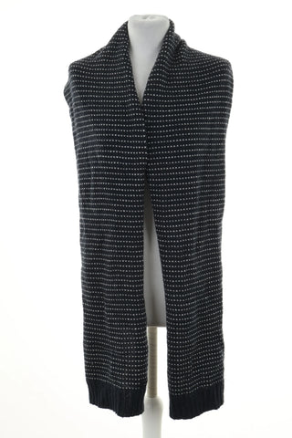 Szalik granatowy wzorek