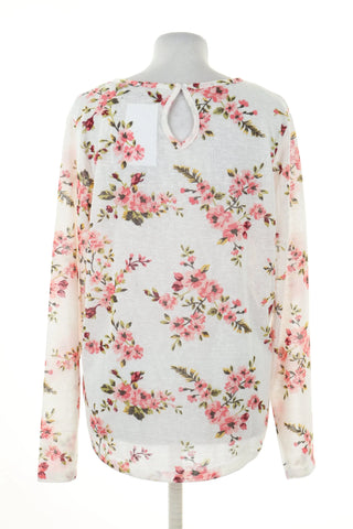 Bluzka biała kwiaty