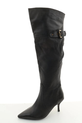 Kozaki czarne skóra