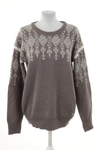 Sweter świąteczny beżowy