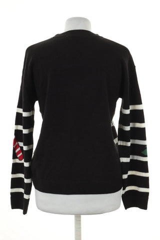 Sweter świąteczny czarny