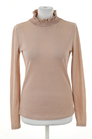 Shiny beige blouse
