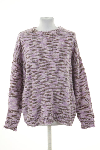 Sweter fioletowy wzorek