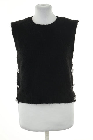 Kamizelka sweterkowa czarna