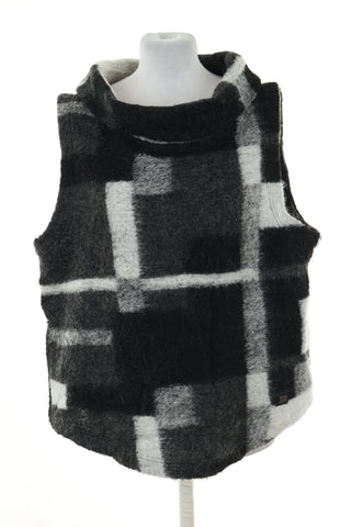 Kamizelka czarna kratka