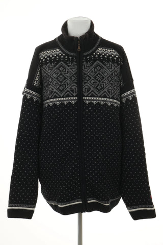 Sweater black pattern wool