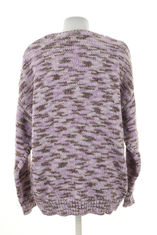 Sweter fioletowy wzorek