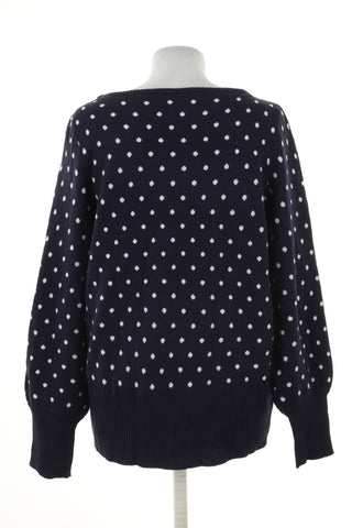 Sweter świąteczny granatowy