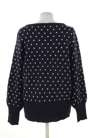 Sweter świąteczny granatowy