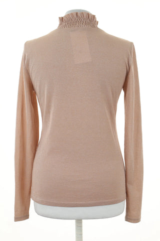 Shiny beige blouse