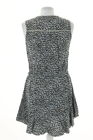 Blue dress with pattern