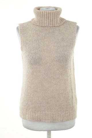 Kamizelka sweterkowa beżowa