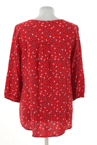 Bluzka czerwona wzorek