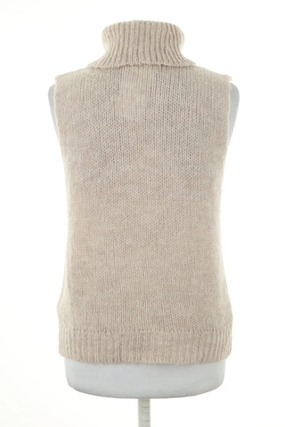 Kamizelka sweterkowa beżowa