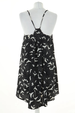 Black dress with pattern