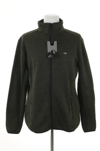 Green fleece jacket