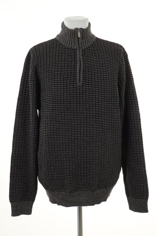 Sweter szary wzorek