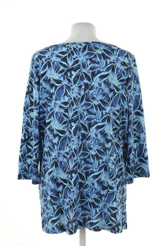 Bluzka niebieska wzorek