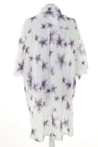 Bluzka biała kwiaty