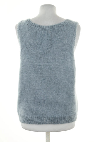 Kamizelka sweterkowa niebieska