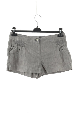 Gray striped shorts