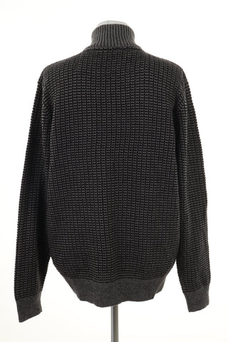 Sweter szary wzorek