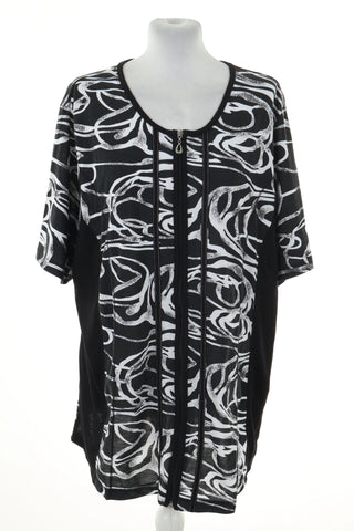 Bluzka czarna wzorek