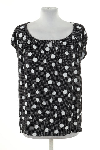 Bluzka czarna kropki