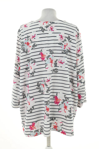 Bluzka biała kwiaty