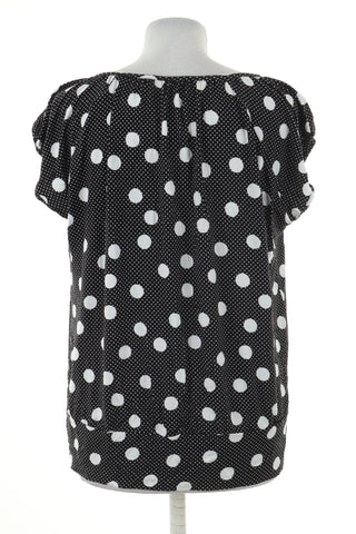 Bluzka czarna kropki