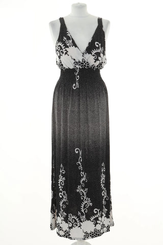 Black dress with pattern