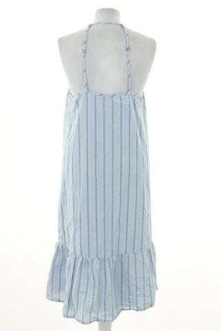 Blue striped dress
