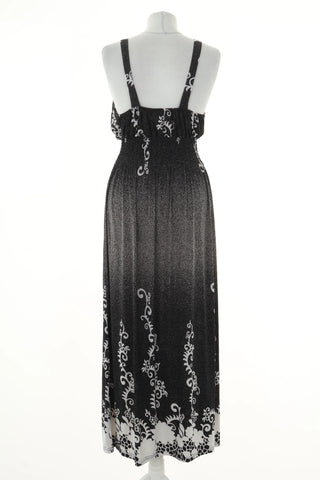 Black dress with pattern