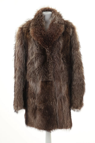 Futro beżowe naturalne