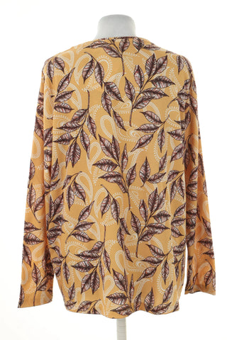 Bluzka żółta liście
