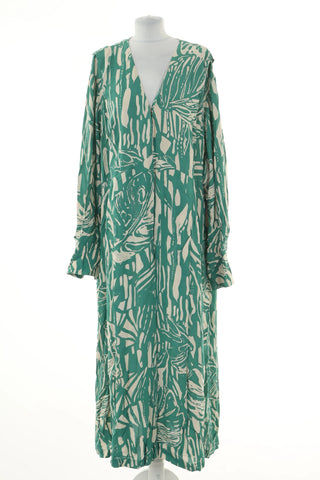 Sukienka zielona wzorek