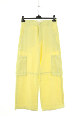 Yellow jeans pants