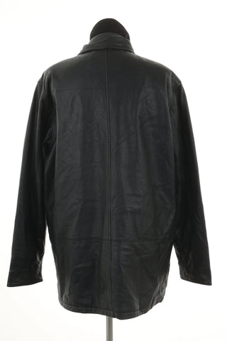 Kurtka czarna skóra ocieplana