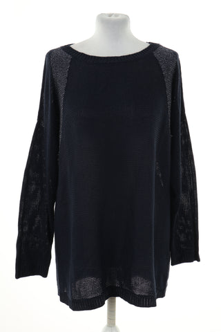 Sweter granatowy