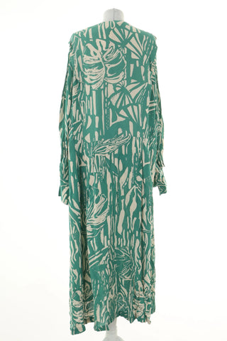 Sukienka zielona wzorek