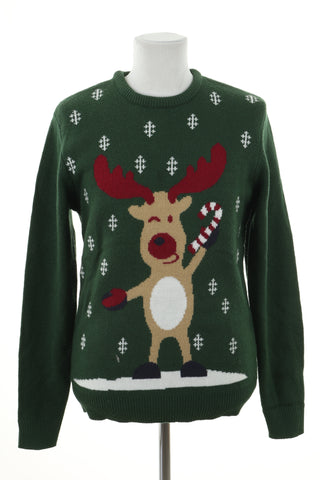 Sweter świąteczny zielony