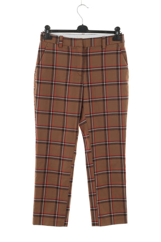 Brown checkered trousers