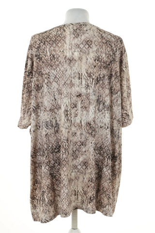 Bluzka beżowa wzorek