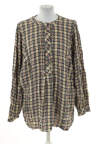 Bluzka żółta kratka