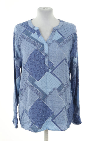 Bluzka niebieska wzorek