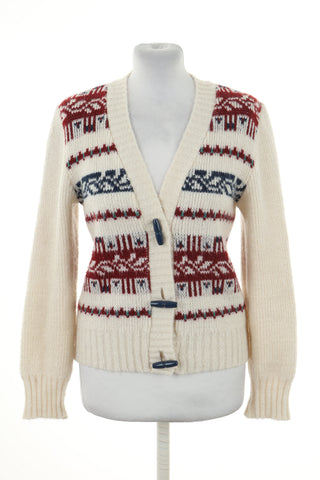 Sweter kremowy wzorek